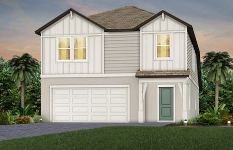 New construction Single-Family house 10320 Cross River Trl, Parrish, FL 34219 Sonora- photo 1 1