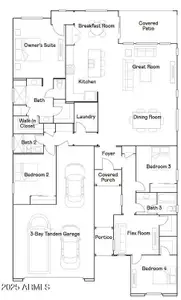 New construction Single-Family house 7848 W Tether Trl, Peoria, AZ 85383 plan Aspen Plan 4578 - image