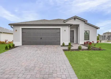 New construction Single-Family house 808 General D Macarthur Ave, Labelle, FL 33935 plan Palmetto - image