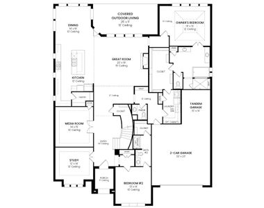 New construction Single-Family house 680 Morning Star Ln, Prosper, TX 75078 plan Plan 6051 - image 6