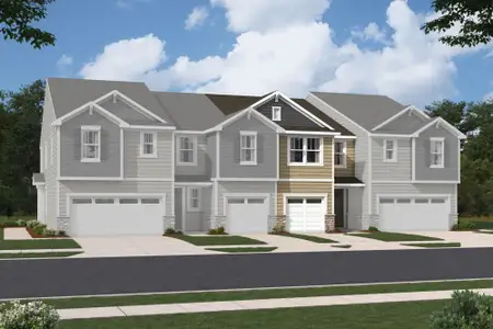 New construction Townhouse house 1231 Vibrant Rd, Charlotte, NC 28215 plan Aurora - image