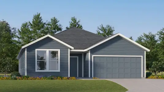 New construction Single-Family house 300 Heavenly Wy, Bertram, TX 78605 plan Hendrix - image