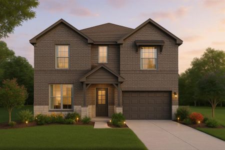 New construction Single-Family house 9317 Derry Ln, Aubrey, TX 76227 plan Hemlock II - image