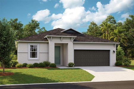 New construction Single-Family house 10237 Fieldstone Myrtle Way, San Antonio, FL 33576 The Mariposa- photo 0