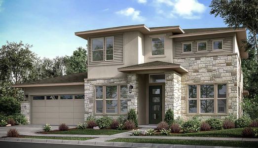 New construction Single-Family house 9208 The Ravine Wy, Austin, TX 78744 plan Amber - image