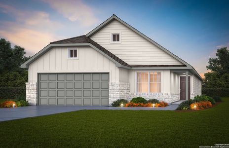 New construction Single-Family house 1612 Viola Ln, New Braunfels, TX 78130 Chatfield- photo 0
