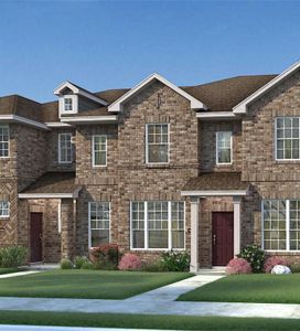 New construction Townhouse house 3714 Star Mesa Street, Heartland, TX 75114 Crockett- photo 0