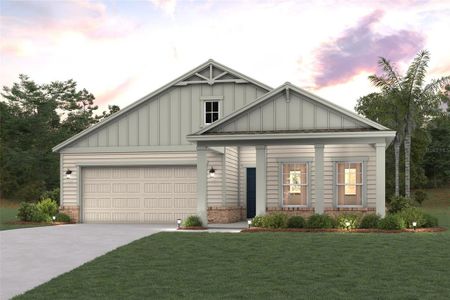 New construction Single-Family house 23 Perseus Ave, Flagler Beach, FL 32136 plan Coronado - image