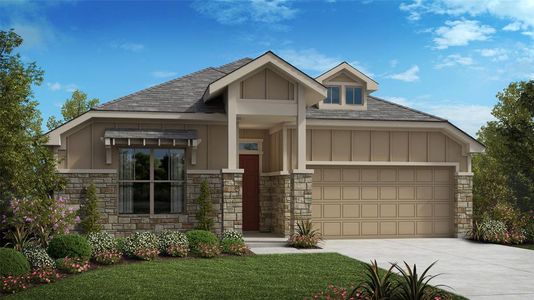 New construction Single-Family house 113 Big Pine Creek Lane, Bastrop, TX 78602 Rockwood- photo 0