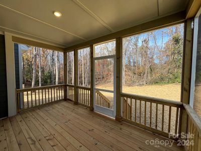 Screened porch