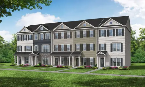 New construction Townhouse house 52 Cobalt Ln, Newnan, GA 30265 plan Eaves - image