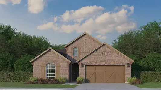 New construction Single-Family house 133 Pecan Lane, Rhome, TX 76078 Plan 1530- photo 0