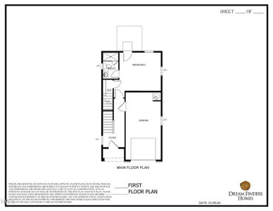 First Floor A &C Elevation