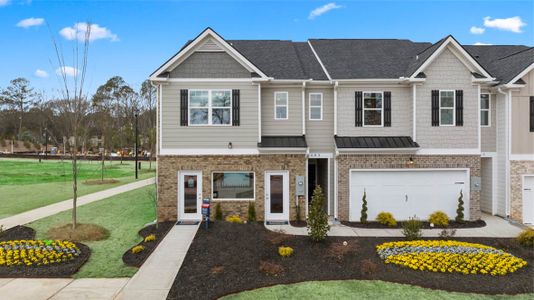 New construction Townhouse house 2771 Honey Locust Court, Loganville, GA 30052 Salisbury- photo 0