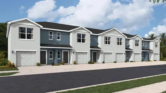 New construction Townhouse house 6960 Flatwood Plum Ct, Bradenton, FL 34202 - image