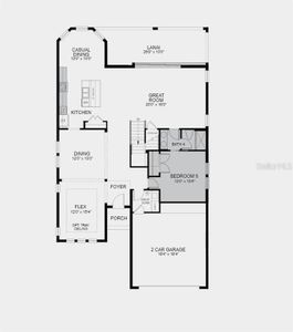 Structural options added include: first floor guest suite with full bath, showers at bath 2 and 3, gourmet kitchen, pocket sliding glass door, tub and shower in owner's bath, and tray ceiling package