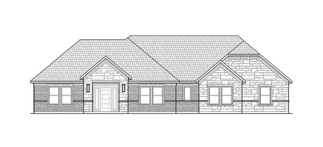 New construction Single-Family house 131 Spring Valley Rd, Paradise, TX 76073 plan The Wilder - image 4