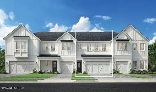 New construction Townhouse house 343 Delwood Way, Unit 2, Saint Augustine, FL 32092 - photo 0