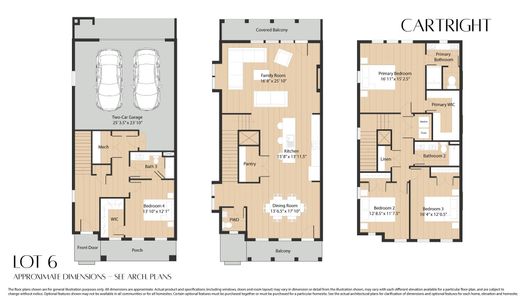 New construction Townhouse house 117 Etta Wy, Charleston, SC 29492 plan The Cartright - image