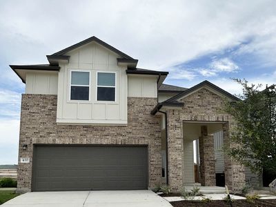 New construction Single-Family house 437 Young St, Buda, TX 78640 Conchos- photo 0