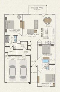 Pulte Homes, Parker floor plan