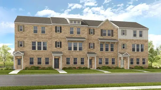 New construction Townhouse house 2712 Dreycott Ln, Lawrenceville, GA 30043 - image