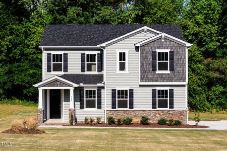 New construction Single-Family house 427 Fast Pitch Ln, Four Oaks, NC 27524 Redwood- photo 0