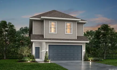 New construction Single-Family house 11115 Placid Bay, San Antonio, TX 78245 plan The Emerald - image