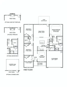 New construction Single-Family house 212 Imperial Wy, Albemarle, NC 28001 plan 2100 - image