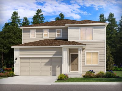 New construction Single-Family house 6691 Roundtail Wy, Colorado Springs, CO 80925 plan The Pagosa - image