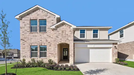 New construction Single-Family house 1852 Dandy Brush Dr, Leander, TX 78641 plan The Ozark - image