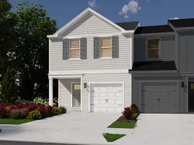 New construction Townhouse house 129 Brook Run Dr, Moncks Corner, SC 29461 plan Anderson - End Unit - image