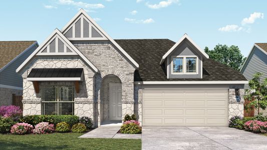 New construction Single-Family house 2024 Barfish Wy, Leander, TX 78641 plan Oleander - image