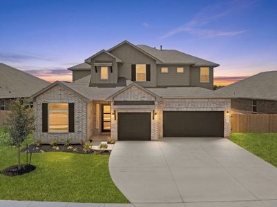 New construction Single-Family house 1210 Silver Falls Dr, Georgetown, TX 78626 plan Irving - image
