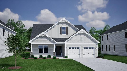 New construction Single-Family house 133 Sugarmaple Wy, Youngsville, NC 27596 Westbury- photo 0
