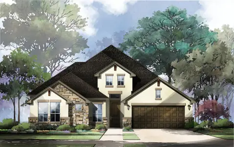 New construction Single-Family house 112 Lake Como Pt, New Braunfels, TX 78130 plan Clarke - image
