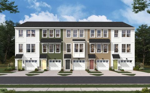 New construction Townhouse house 62 Broad River Wy, Greenville, SC 29607 plan The Lennox - image