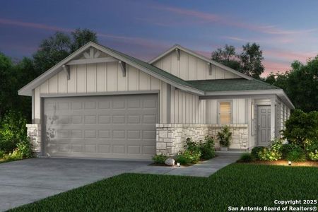 New construction Single-Family house 864 Heartseed Ave, New Braunfels, TX 78130 Adams- photo 0