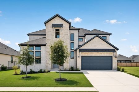 New construction Single-Family house 105 Borrego Bnd, Liberty Hill, TX 78642 plan Mesa - image