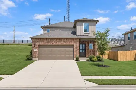New construction Single-Family house 201 Mad Pupper Dr, Buda, TX 78610 plan Hawk - image