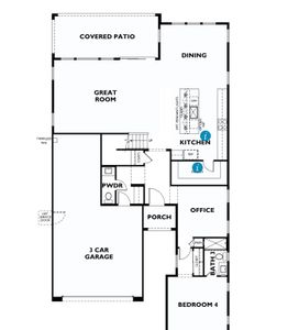 New construction Single-Family house 7944 W Griswold Rd, Peoria, AZ 85345 Plan 4016 Elevation A- photo 0