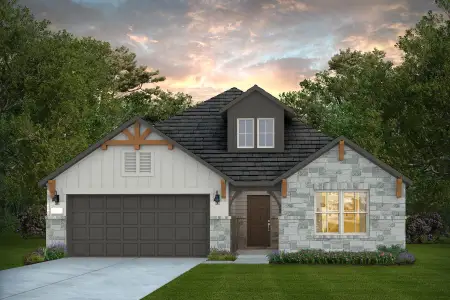 New construction Single-Family house 715 Grand Legacy, New Braunfels, TX 78130 plan Blue Sky - image