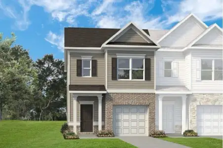 New construction Townhouse house 201 Clara Xing, Unit 41, Cartersville, GA 30120 plan The Pierce - image