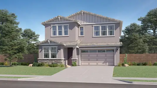 New construction Single-Family house 8318 E Petra Ave, Mesa, AZ 85212 plan Cottonwood Plan 3524 - image