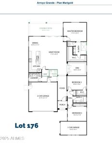 New construction Single-Family house 1271 E Ridgerock Lp, Casa Grande, AZ 85122 plan Lot 176 - Marigold - image 4