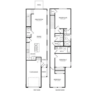 New construction Townhouse house 3640 Luxor Wy, Middleburg, FL 32068 plan Lennox - image