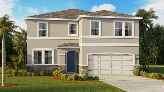 New construction Single-Family house 5384 Cloudberry Ave, Lakeland, FL 33811 plan Coral - image