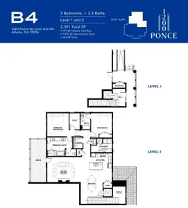 New construction Condo house 1200 Ponce De Leon Ave, Unit B4, Atlanta, GA 30306 - image 2