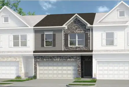 New construction Townhouse house 506 Brixton Dr, Unit 88, Villa Rica, GA 30180 plan The Ellison II - image
