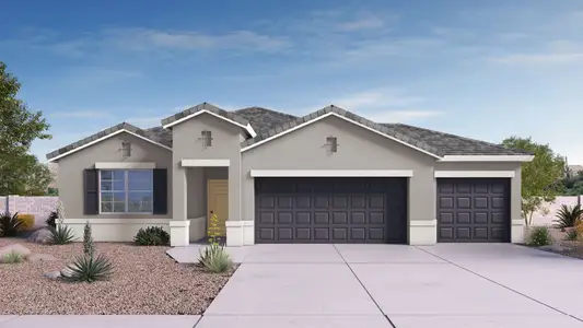 New construction Single-Family house 15440 W Gray Fox Trl, Surprise, AZ 85387 plan Cali - image